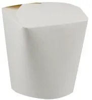 Vienkartinis indelis NOODLE, baltas, popierius/PE, 750 ml, 50 vnt.