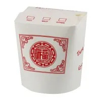 Trauks ķīniešu ēdienie CHINA BOX, papīra, 500ml, D83x100mm, 0.8kg, 50gab