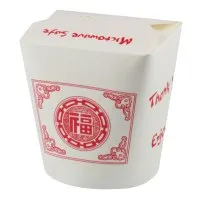 Vienkartinis indelis NOODLE China, popierius/PE, 950 ml, D90 x 115 mm, 50 vnt.