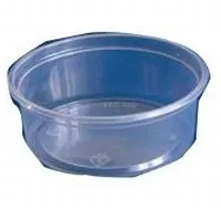 Vienkartinis indelis padažui, PP, skaidrus, D 71 mm, H 39 mm, 80 ml, 100 vnt