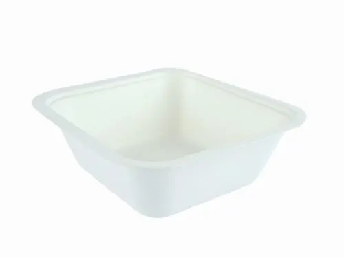 Vienkartinis indelis VEGWARE, CP, baltas, 960 ml, 19,5 x 18 cm,  H 5,5 cm, 50 vnt