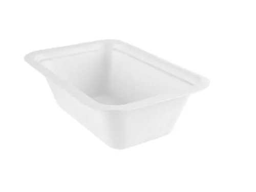 Vienkartinis indelis VEGWARE, CP, balti, 650 ml, 190 x 130 mm, H 60 mm, 50 vnt