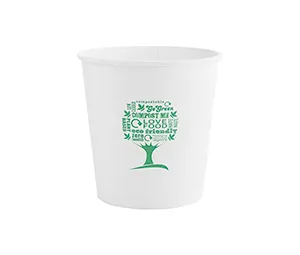 Vienkartinis indelis VEGWARE Green tree, popierius/PLA, 720 ml, D 115 mm, H 114 mm, 25 vnt