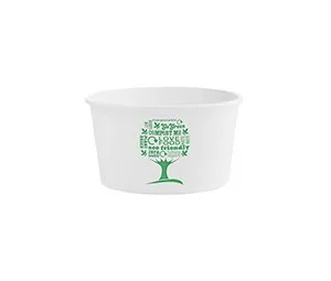 Vienkartinis indelis VEGWARE GreenTree, popierius/PLA, 355 ml, D 115 mm, H 63 mm, 25 vnt