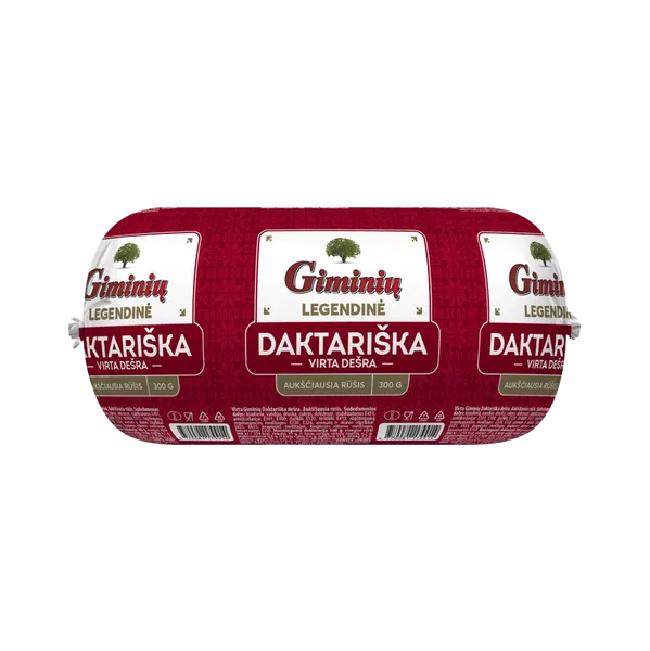 Virta Giminių LEGENDINĖ daktariška dešra, 300 g, aukščiausia rūšis