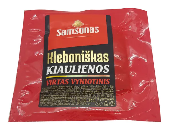 Virtas kiaulienos vyniotinis SAMSONAS Kleboniškas, a.r., ~380 g