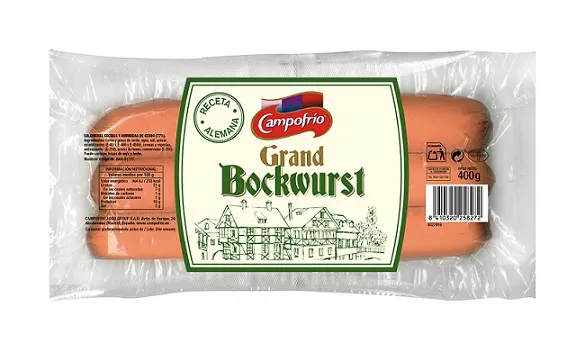 Vārīti un kūpināti cūkgaļas cīsiņi "Grand Bockwurst", 400g