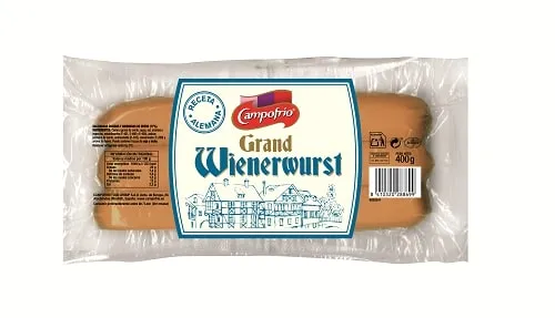 Vārīti un kūpināti cūkgaļas cīsiņi "Grand Wienerwurst", 400g