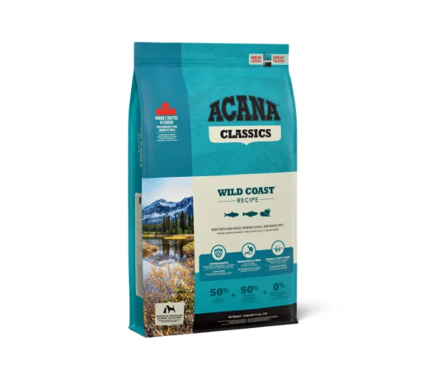 Visavertis pašaras šunims ACANA, Wild Coast Recipe, s.m., 9.7 kg