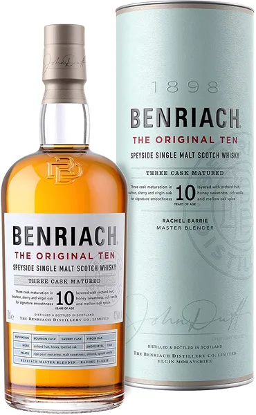 Viskis BENRIACH, 10 Years The Original Ten, 43%, 0,7l