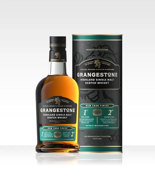 Viskis GRANGESTONE Rum Cask,single m.40%, 0,7 l