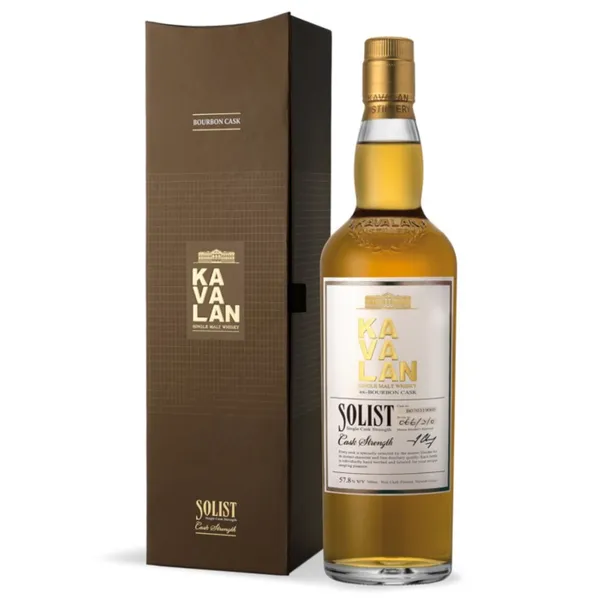 Viskis KAVALAN Solist Bourbon Cask, 55,6%, 0,7 l