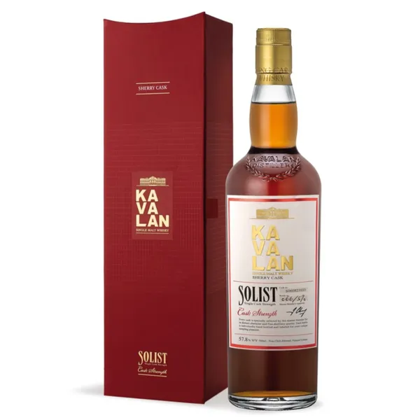 Viskis KAVALAN Solist Sherry Cask, 58,6%, 0,7 l