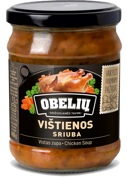 Vištienos sriuba OBELIŲ, 480g