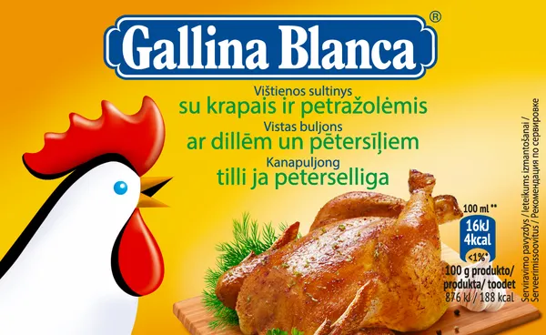 Buljons GB vistas,dilles, pētersiļi 8*10g