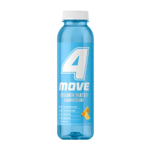 Vitamininis vanduo 4MOVE VITAMIN WATER MAGNESIUM + VITAMINS, 0,556 l PET