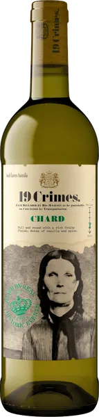 Vynas 19 CRIMES Chardonnay, baltas, pusiau sausas, 13,5%, 0,75 l