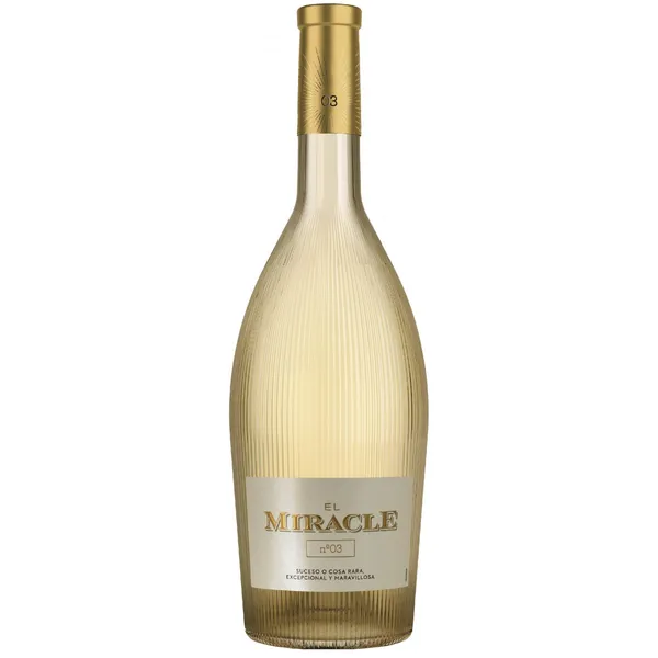 Vynas EL MIRACLE N3 BLANCO, baltas, sausas, 0,75l