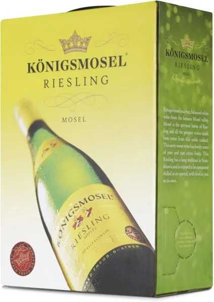 Vynas KONIGSMOSEL Riesling, 8,5%, 3 l