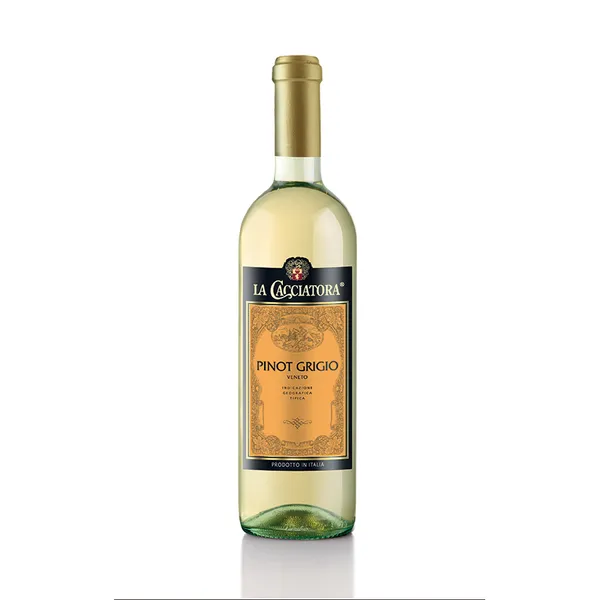 Baltvīns LA CACCIATORA Pinot Grigio, sauss, 12%, 0.75 l