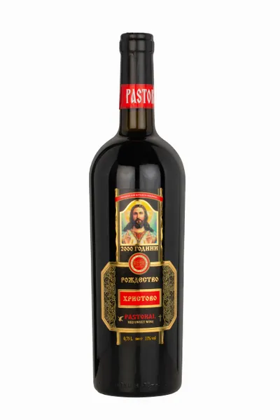 Vynas PASTORAL Cerkvė, raudonasis, saldus, 11,5%, 0,75 l