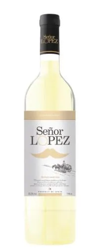 Baltvīns SENOR LOPEZ Chardonnay, pussalds, 12%-12.5%, 0.75l