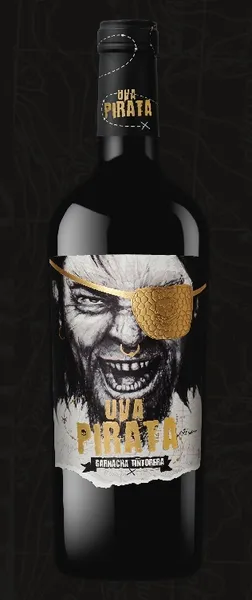 Vynas UVA PIRATA, Garnacha Tintorera, Raudonas, 0,75 l