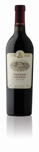 Vynas, WINE MAN, Pirosmani, pusiau sausas, raudonas 11%, 0,75l