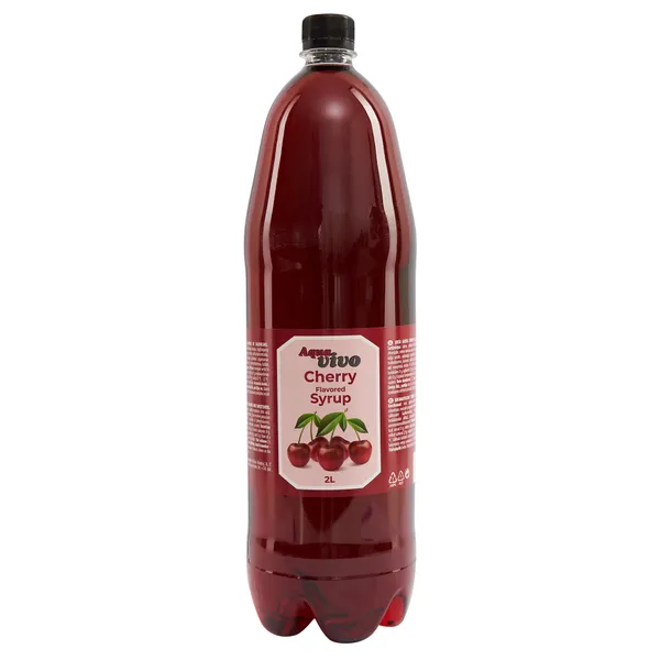 Vyšnių skonio sirupas AQUA VIVO, 2 l