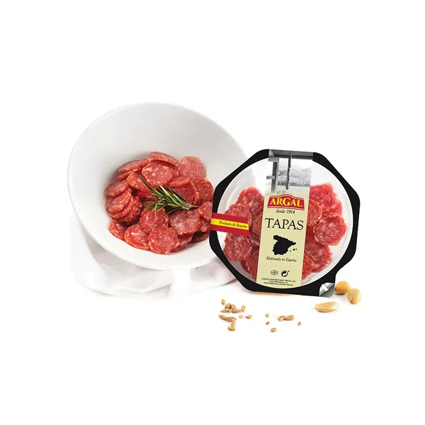 Vytinta dešra ARGAL, Tapas FUET griežinėliais, a.r., 80 g