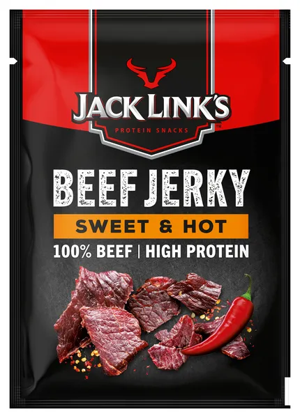 Vytinta jautiena JACK LINK'S  Sweet & Hot, 25 g
