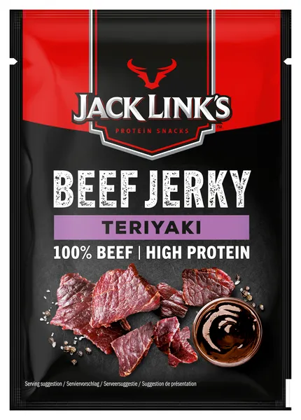 Vytinta jautiena JACK LINK'S TERIYAKI, a. r., 25 g