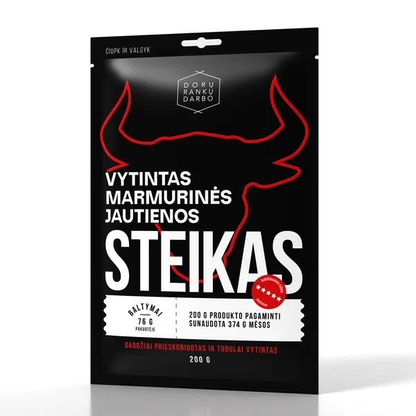 Vytinta jautiena marmurinė, DORA, 200 g