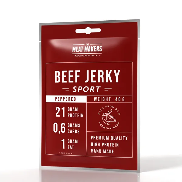 Vytinta jautiena Sport Peppered, DORA, 40 g