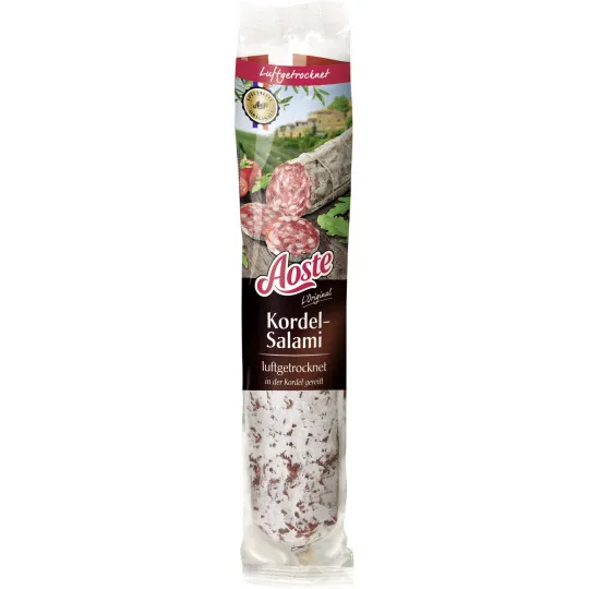 Žāvēta cūkgaļas desa AOSTE Kordel-Salami, 225g