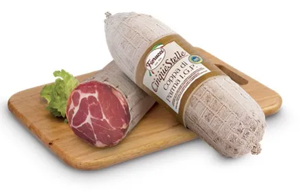 Vytinta kiaulienos sprandinė FIORUCCI, Coppa di Parma, IGP, ~1,8 kg
