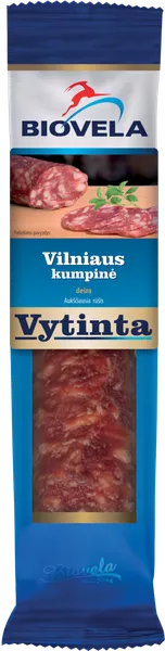 Vytinta kumpinė dešra VILNIAUS, aukščiausios rūšies, 200g
