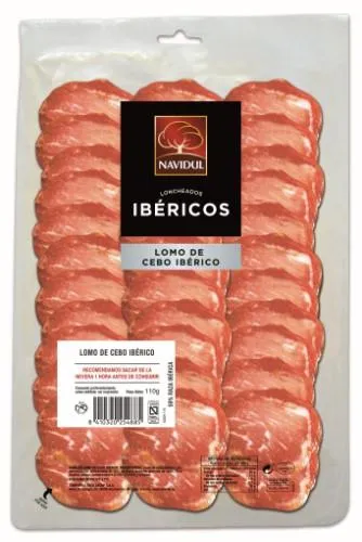 Vytinta nugarinė CAMPOFRIO, NAVIDUL Lomo Iberico cebo, pjaustyta, vakuume, 110 g
