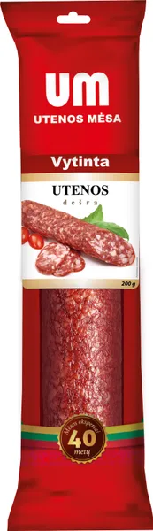 Vytinta UTENOS dešra, aukščiausia rūšis, 200 g, UME