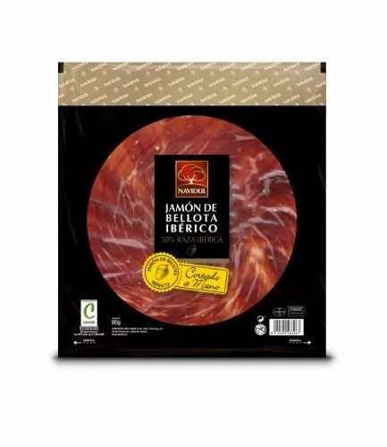 Vytintas kumpis CAMPOFRIO, NAVIDUL Jamon Iberico Bellota, pjaustyta, 80 g