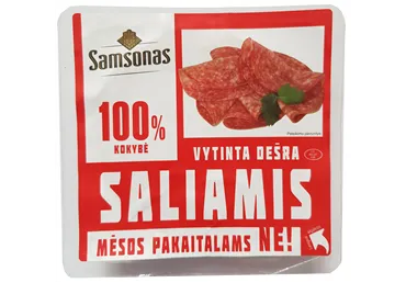 Vytintas SAMSONO saliamis, pjaustytas, aukščiausia rūšis, 200 g