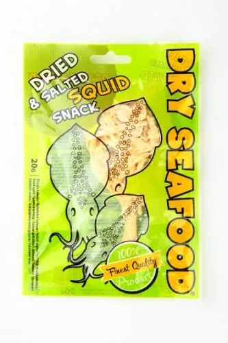 Vytinti kalmarai DRY SEAFOOD Classic, 20 g