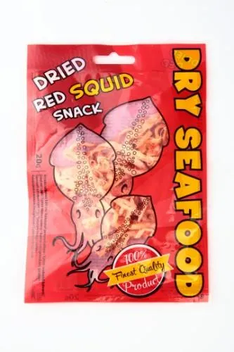 Vytinti kalmarai DRY SEAFOOD, raudonieji, 20 g