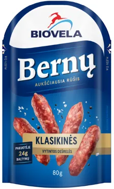 Vytintos dešrelės Bernų 80 g  Aukščiausia rūšis