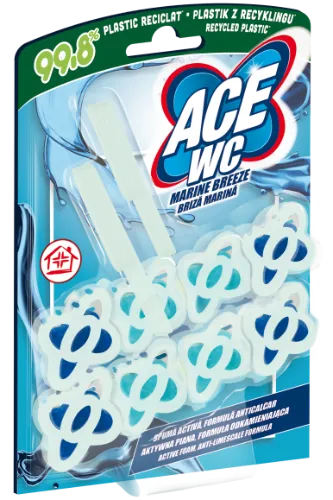 WC tualeto gaiviklis-valiklis ACE, Marine breeze, 2 vnt x 48 g