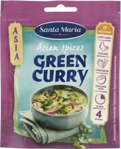 Žaliojo kario prieskonių mišinys SANTA MARIA, 40 g