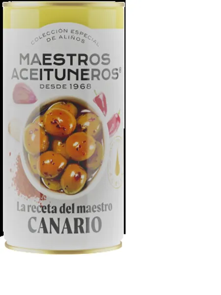 Žaliosios alyvuogės MAESTROS ACEITUNEROS, su originaliu „mojo picon“ receptu 350/185 g