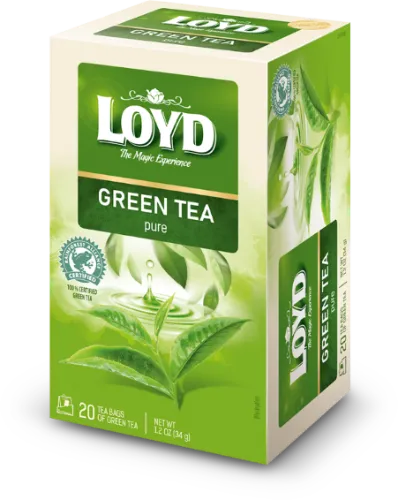 Žaliosios arbatos gėrimas LOYD Green Pure, 20 x 1.7g