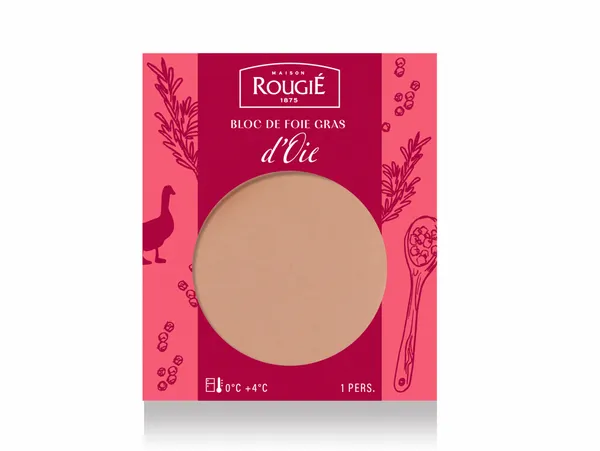 Zosu aknu pastēte ROUGIE Foie gras, 40g