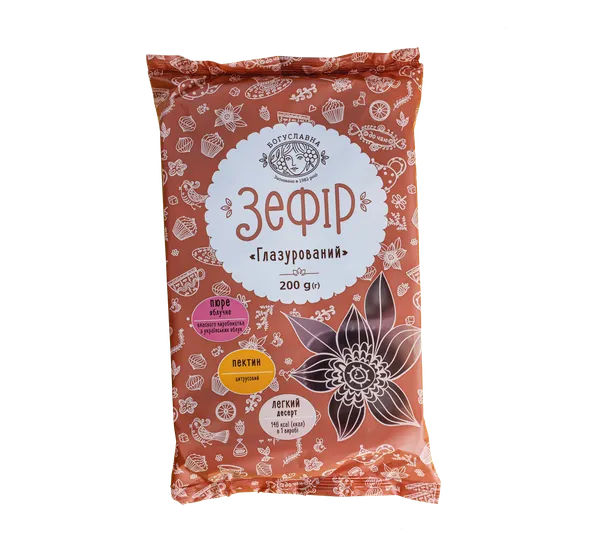 Zefīrs BOGUSLAVNA, glazēts, 200g